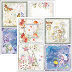 Ciao Bella Enchanted Land Patterns Pad 12"x12" 8/Pkg-2