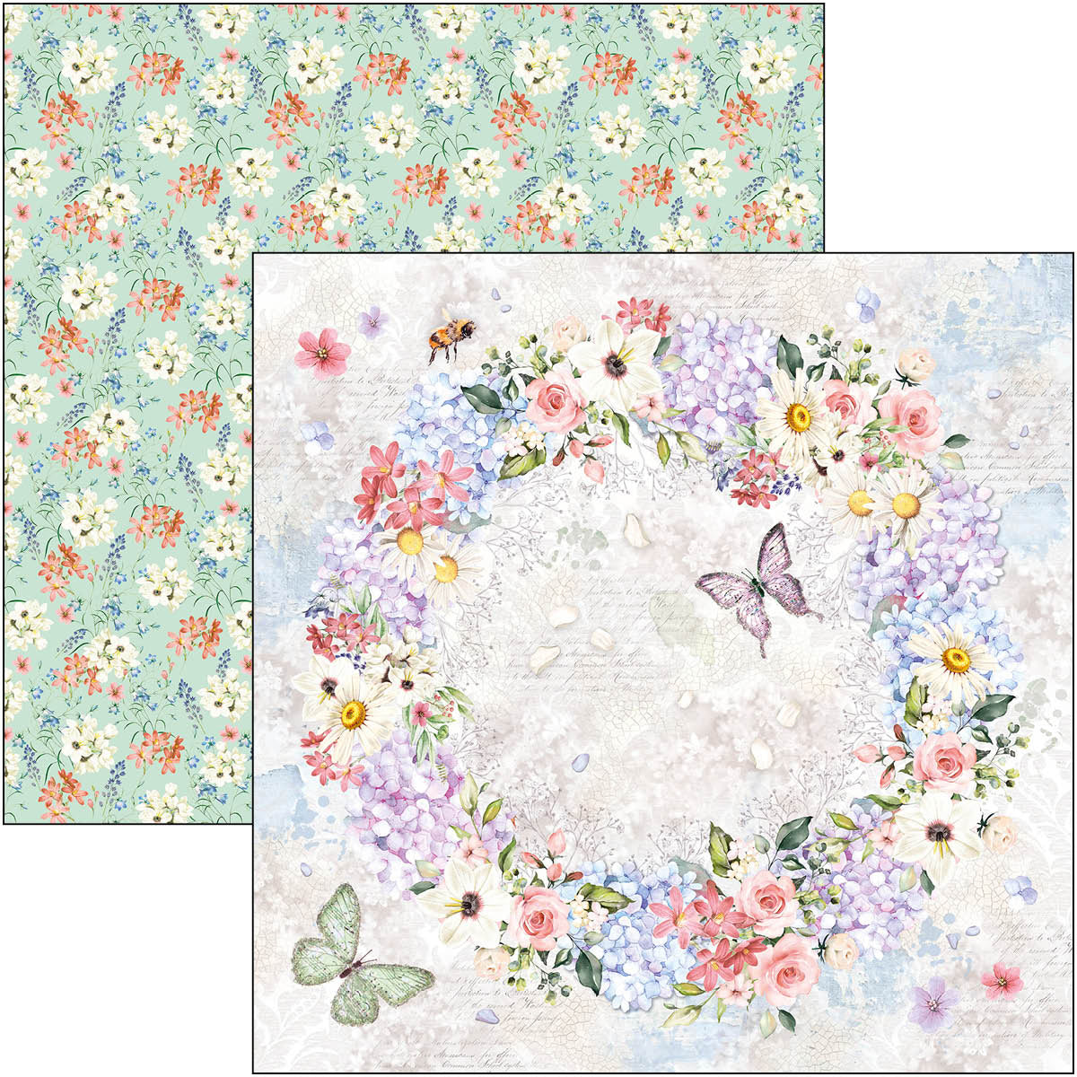 Ciao Bella Enchanted Land Patterns Pad 12"x12" 8/Pkg-5