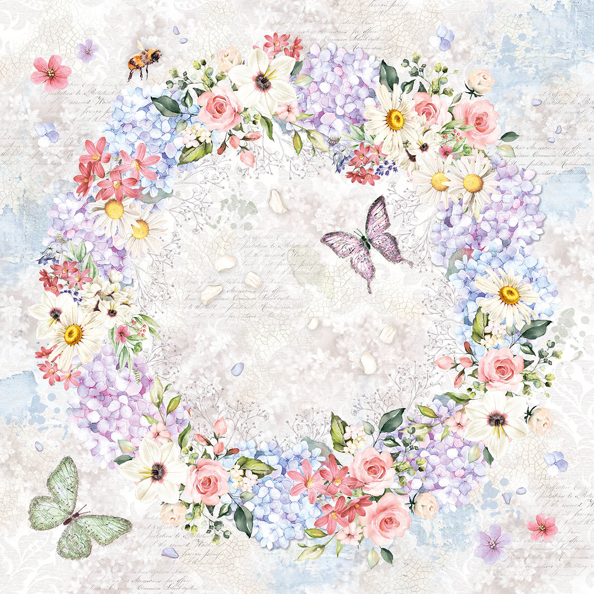 Ciao Bella Enchanted Land Patterns Pad 12"x12" 8/Pkg-6