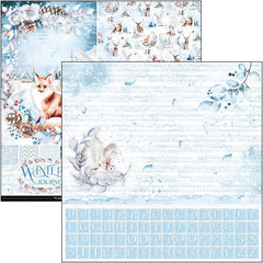 Ciao Bella Winter Journey Patterns Pad 12"x12" 8/Pkg-2