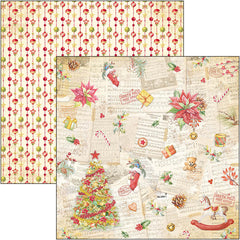 Ciao Bella Dear Santa Patterns Pad 12x12 8/Pkg-4