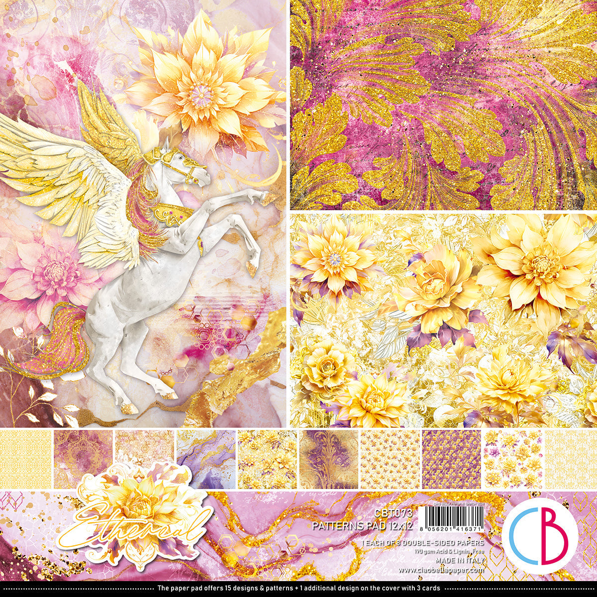 Ethereal Patterns Pad 12x12 8/Pkg-1