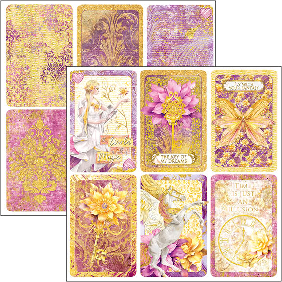 Ethereal Patterns Pad 12x12 8/Pkg-4