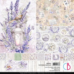 Morning In Provence Patterns Pad 12"x12" 8/Pkg-1