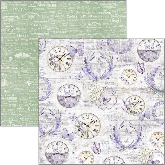 Morning In Provence Patterns Pad 12"x12" 8/Pkg-3