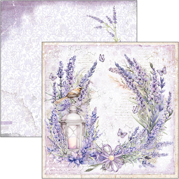 Morning In Provence Patterns Pad 12"x12" 8/Pkg-4