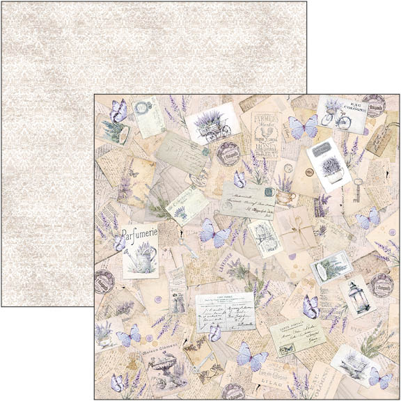 Morning In Provence Patterns Pad 12"x12" 8/Pkg-6