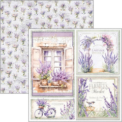 Morning In Provence Patterns Pad 12"x12" 8/Pkg-7