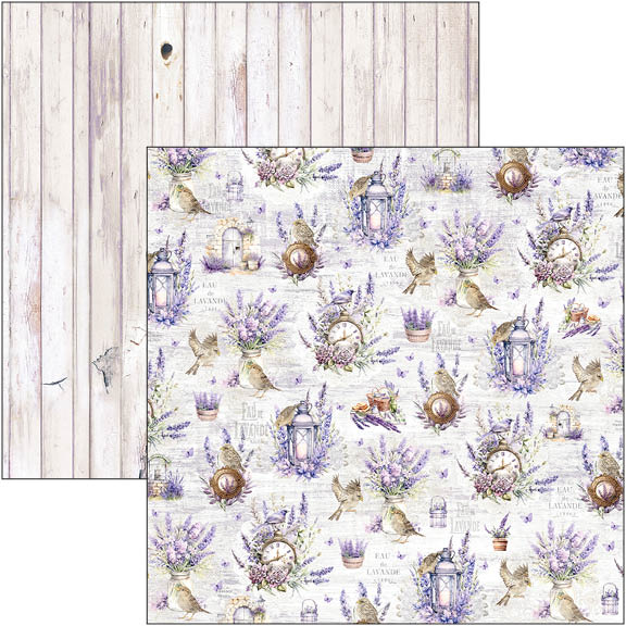 Morning In Provence Patterns Pad 12"x12" 8/Pkg-9