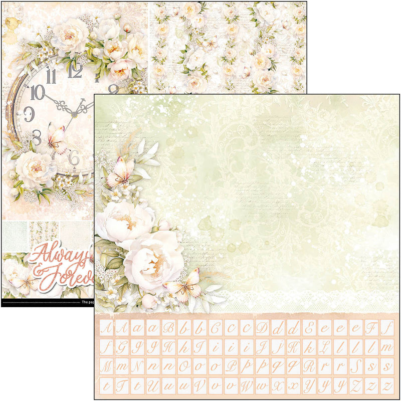 Always & Forever Patterns Pad 12x12 8/Pkg-2