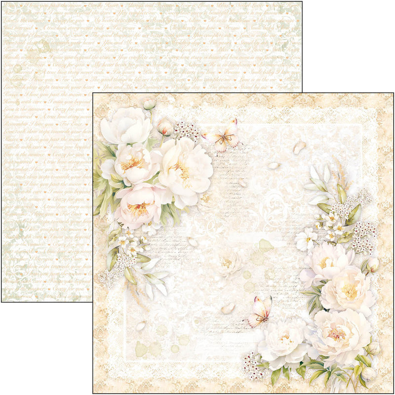 Always & Forever Patterns Pad 12x12 8/Pkg-4