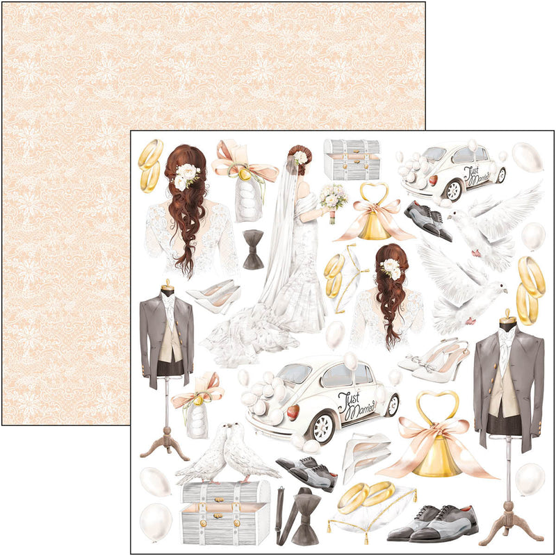 Always & Forever Patterns Pad 12x12 8/Pkg-8