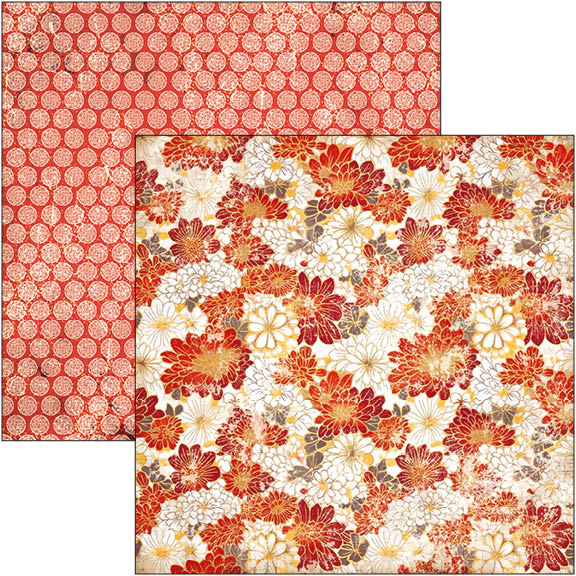 Land Of The Rising Sun Patterns Pad 12"x12" 8/Pkg-5
