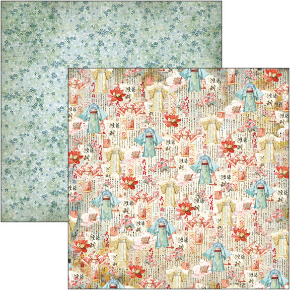 Land Of The Rising Sun Patterns Pad 12"x12" 8/Pkg-7