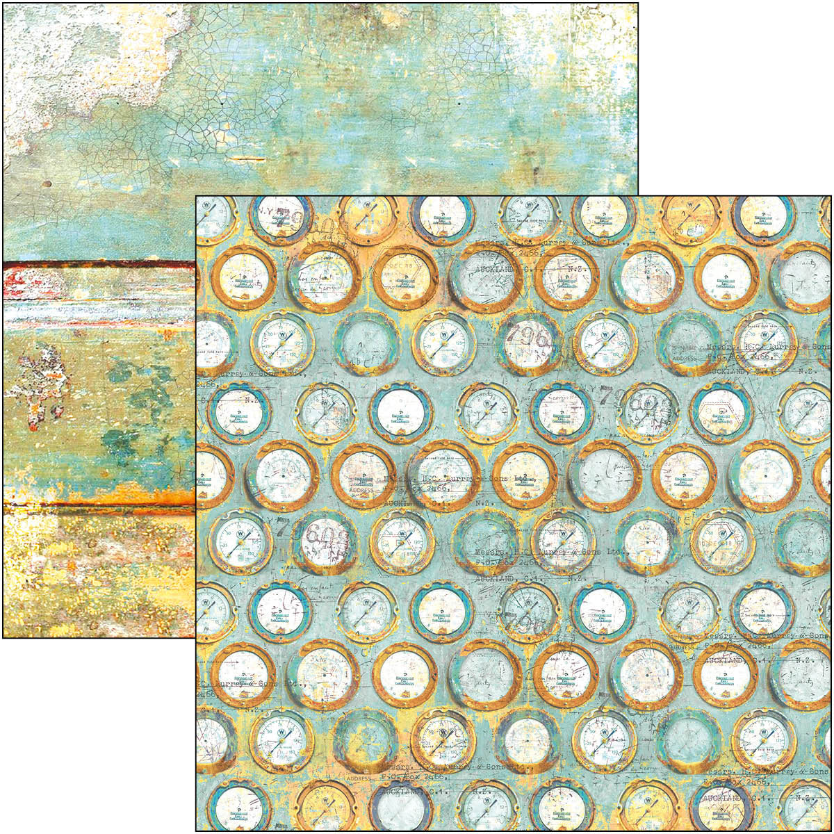Bloc de patrones de arrecife de coral 12"x12" 8/paq.-8