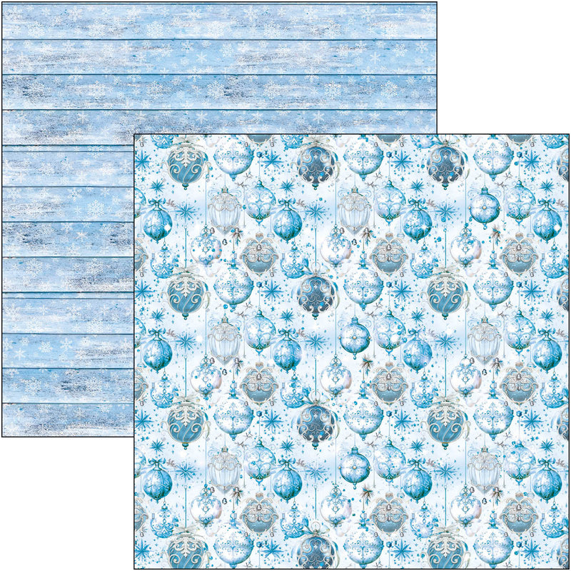 Bloc de motifs bleus Élégance 30x30 cm 8 feuilles/paq-5