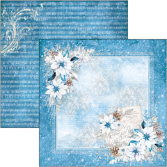 Bloc de motifs bleus Élégance 30x30 cm 8 feuilles/paq-7