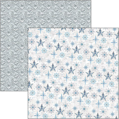 Bloc de motifs bleus Élégance 30x30 cm 8 feuilles/paq-8