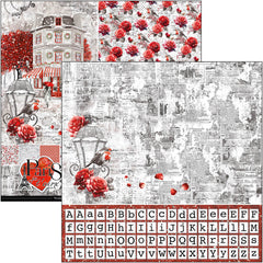 Paris Je t’aime Patterns Pad 12"x12" 8/Pkg-2