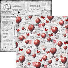 Paris Je t’aime Patterns Pad 12"x12" 8/Pkg-5