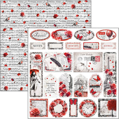 Paris Je t’aime Patterns Pad 12"x12" 8/Pkg-7