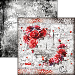 Paris Je t’aime Patterns Pad 12"x12" 8/Pkg-9