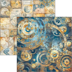 Esprit de Voyage Patterns Pad 12"x12" 8/Pkg-7