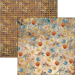 Esprit de Voyage Patterns Pad 12"x12" 8/Pkg-8