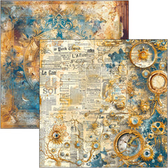 Esprit de Voyage Patterns Pad 12"x12" 8/Pkg-9