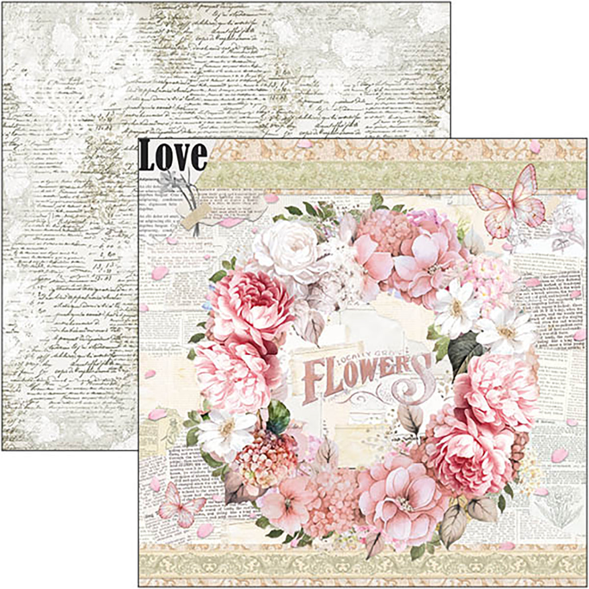 Timeless Moments  Patterns Pad 12"x12" 8/Pkg-9