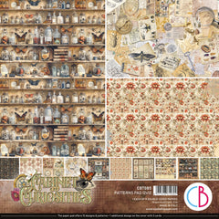 Cabinet Of Curiosities Patterns Pad 12"x12" 8/Pkg-1