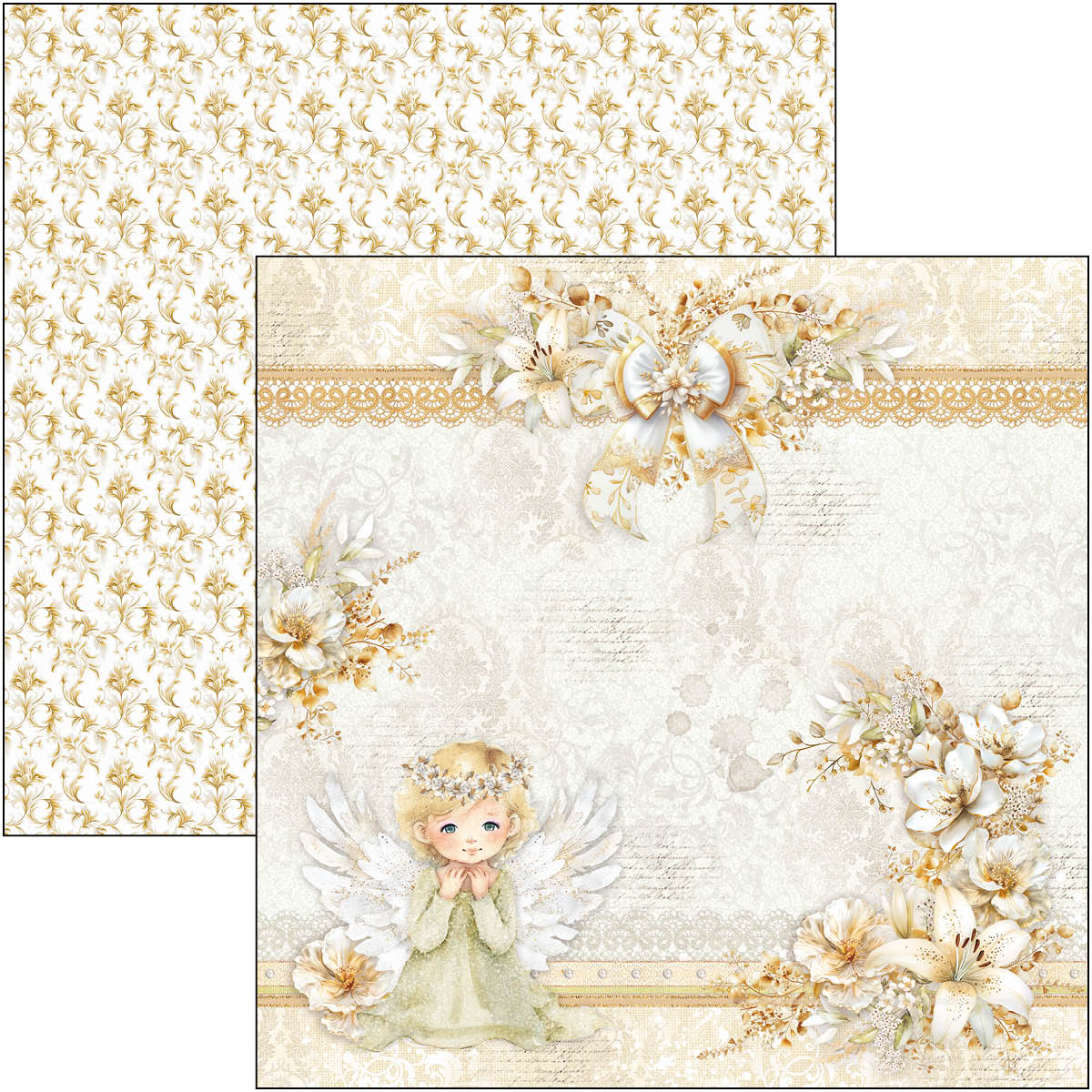 Blessing Day Patterns Pad 12"x12" 8/Pkg-9