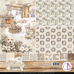 Winter Season Patterns Pad 12"x12" 8/Pkg-1