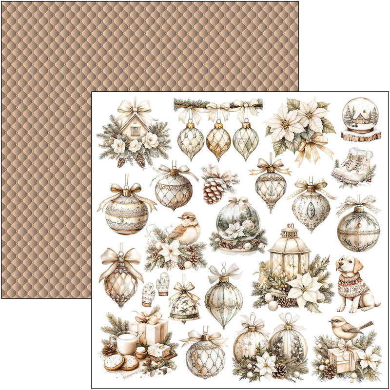 Winter Season Patterns Pad 12"x12" 8/Pkg-7