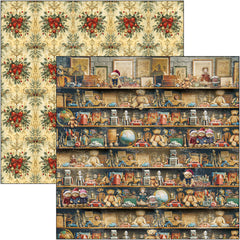 Toy Shop Patterns Pad 12"x12" 8/Pkg-3