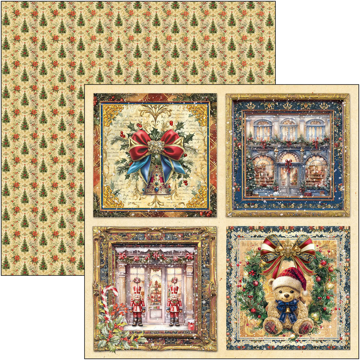 Toy Shop Patterns Pad 12"x12" 8/Pkg-4