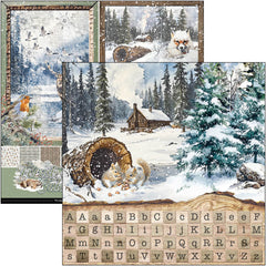 Forest Tales Patterns Pad 12"x12" 8/Pkg-2