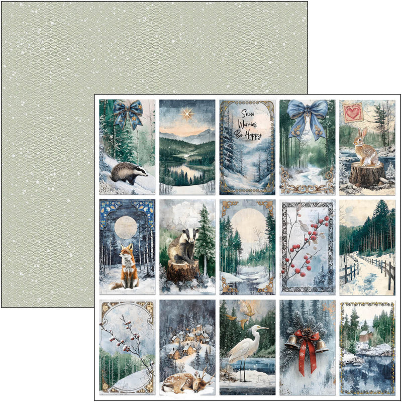 Forest Tales Patterns Pad 12"x12" 8/Pkg-5