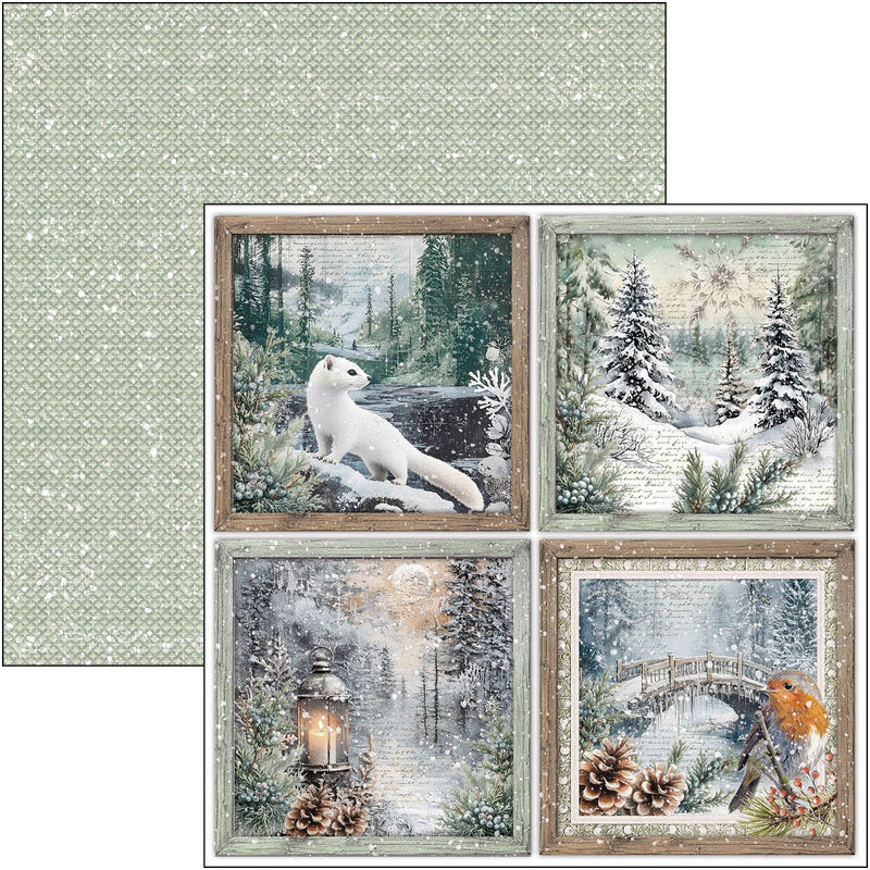 Forest Tales Patterns Pad 12"x12" 8/Pkg-7