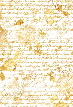 Ciao Bella Vellum Indigo Paper Patterns A4 6/Pkg-4