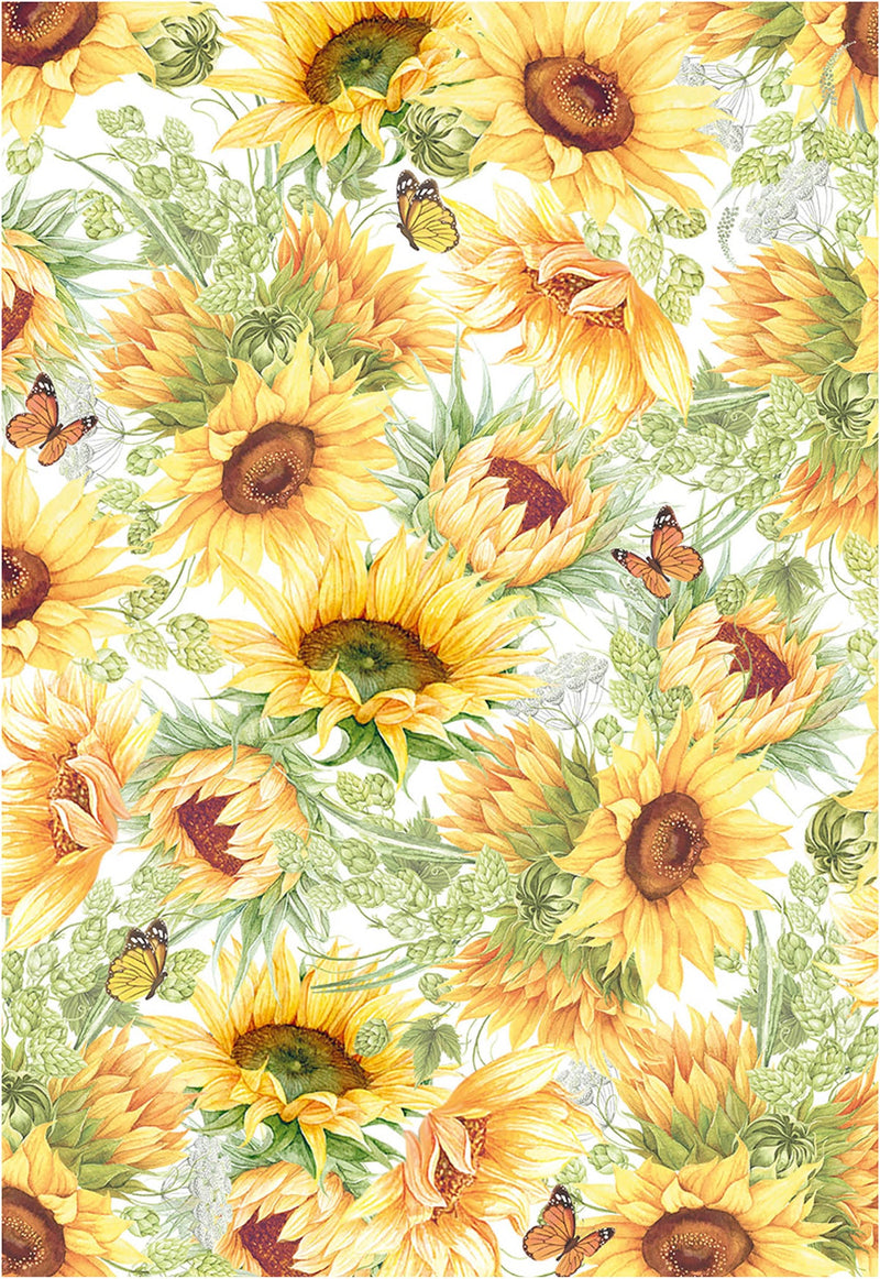 Ciao Bella Vellum Farmhouse Garden Paper Patterns A4 6/Pkg-7