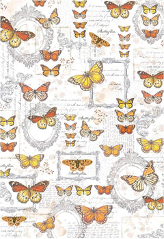Ciao Bella Vellum Enchanted Land Paper Patterns A4 6/Pkg-4
