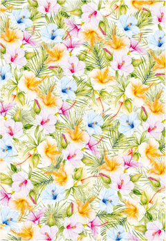 Ciao Bella Vellum Summer Breeze Paper Patterns A4 6/Pkg-5