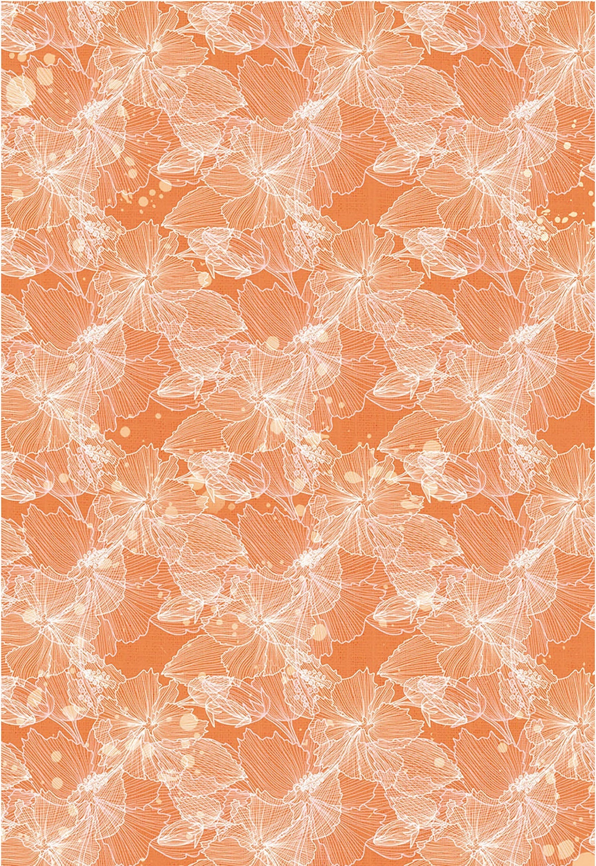 Ciao Bella Vellum Summer Breeze Paper Patterns A4 6/Pkg-2