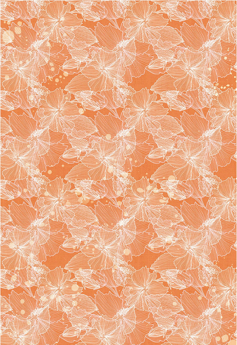 Ciao Bella Vellum Summer Breeze Paper Patterns A4 6/Pkg-2