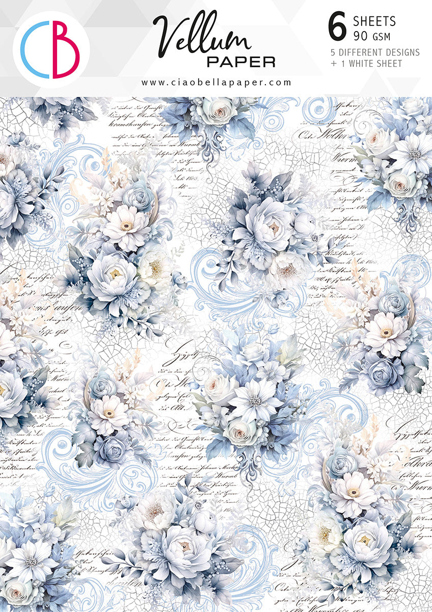 Vellum Midnight Spell Paper Patterns A4 6/Pkg-1