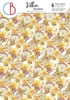 Vellum Ethereal Paper Patterns A4 6/Pkg-1