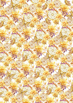 Vellum Ethereal Paper Patterns A4 6/Pkg-2