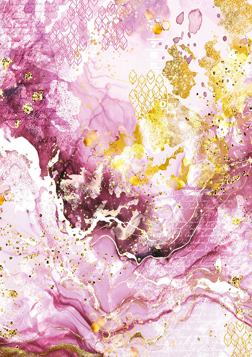 Vellum Ethereal Paper Patterns A4 6/Pkg-3