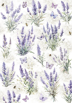 Vellum Morning In Provence Paper Patterns A4 6/Pkg-2